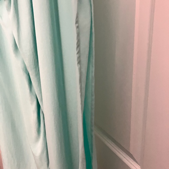Mint Green Side Snap Wide Leg Pants - Picture 9 of 14